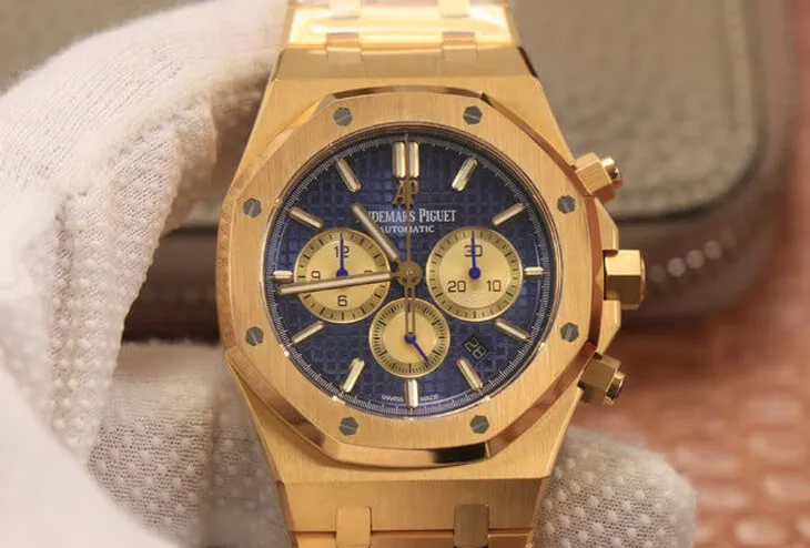 Audemars Piguet Royal Oak Chronograph 26331BA.OO.1220BA.01 OM Factory 1:1 Best Edition Replica Watch Blue Dial